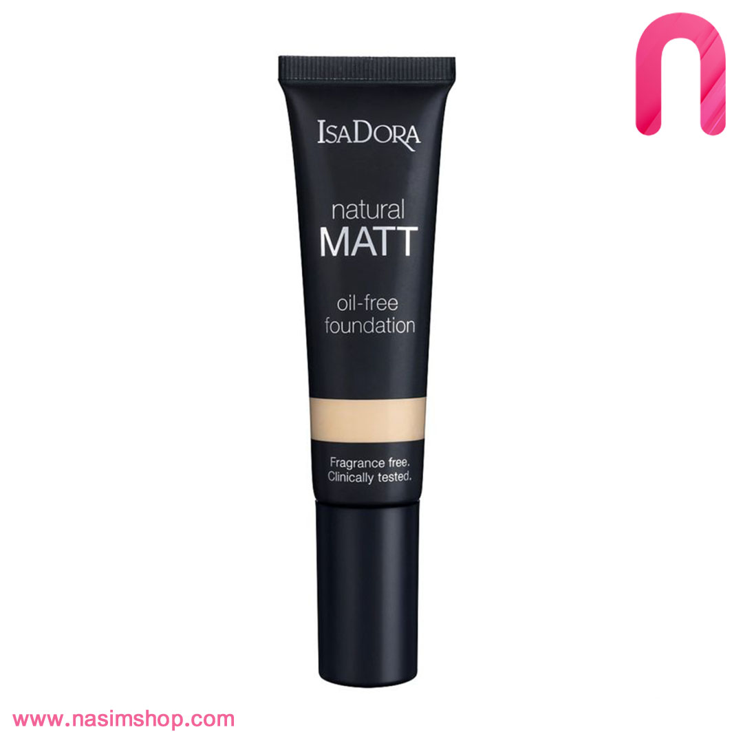 کرم پودر مات ایزادورا مدل IsaDora Natural Matt